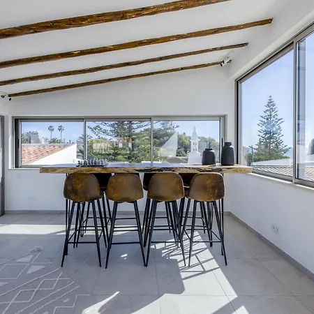 וילה Golfinho, With Heated Pool, Rooftop Lounge And Ocean Views *